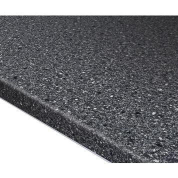 Borðplata 900x3650x28 mm Resopal Black Granite 90