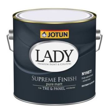 Olíumálning Lady Supreme Finish 03 hvítur grunnur 2,7L Jotun