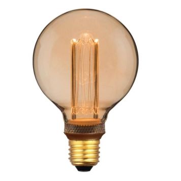LED-globepera E27, 4,3W frá Eglo, dimmanleg, þv.9,5 cm