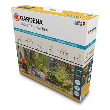 Byrjunarsett Micro-Drip vökvunarkerfi 30 plöntur Gardena