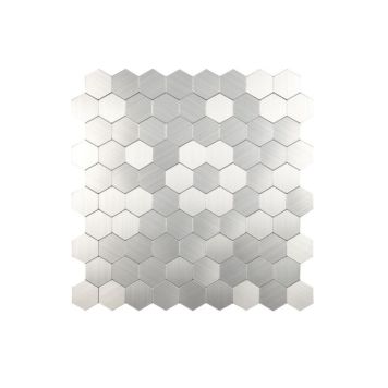 Mósaík Hexagon silver  30x30 cm