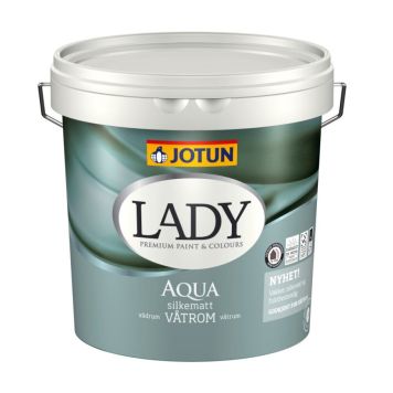 Votrýmismálning Lady Aqua hvítur grunnur 2,7L Jotun