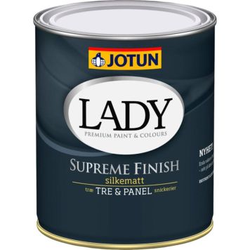 Olíumálning Lady Supreme Finish 15 hvít grunnur 680ml Jotun