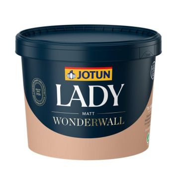 Akrýlmálning Lady Wonderwall hvítur grunnur 2,7L Jotun
