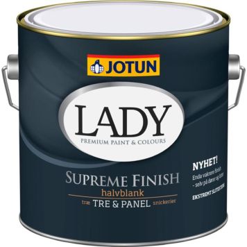 Olíumálning Lady Supreme Finish 40 hvítur grunnur 2,7L Jotun