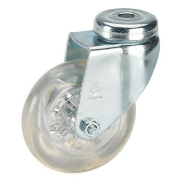 Snúningshjól PU 102x73mm 40kg