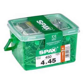 Tréskrúfur TX20 Ø4x45 mm 450 stk Spax Wirox