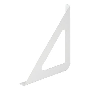 Veggfesting fyrir hillu 190x190mm Dolle Tri hvít