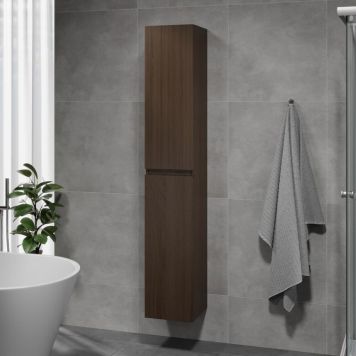 Baðskápur hár 174cm Camden Intergrated hnota