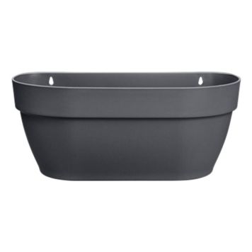 Veggblómapottur Vibia Campana 35cm dökkgrár