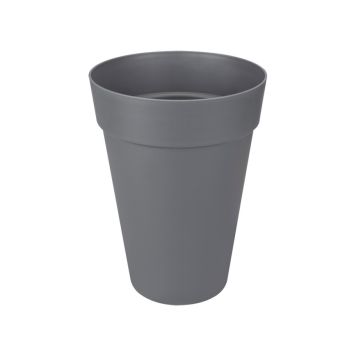 Útiblómapottur Loft Urban Round High Ø33,5cm dökkgrár