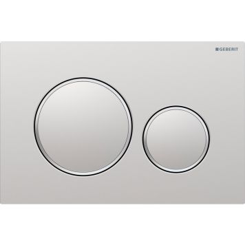 Skolspjald Geberit Sigma 20 svart/matt króm