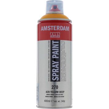 Akrýlsprey 400ml Amsterdam Azo Yellow Deep