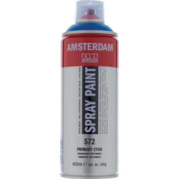 Akrýlsprey 400ml Amsterdam Primary Cyan