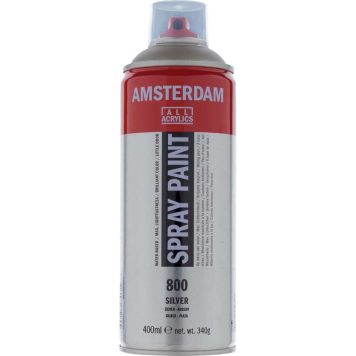 Akrýlsprey 400ml Amsterdam Silver