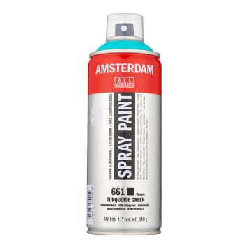 Akrýlsprey 400ml Amsterdam Turquoise Green