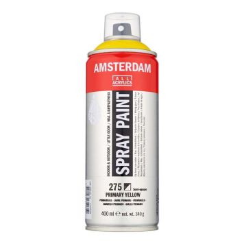 Akrýlsprey 400ml Amsterdam Primary Yellow