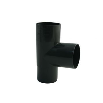 Greinrör Ø53/53mm 87° dökkgrátt