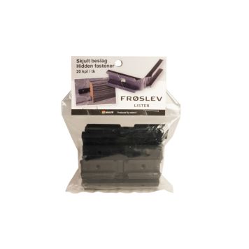 Veggfesting fyrir gólflista 20stk