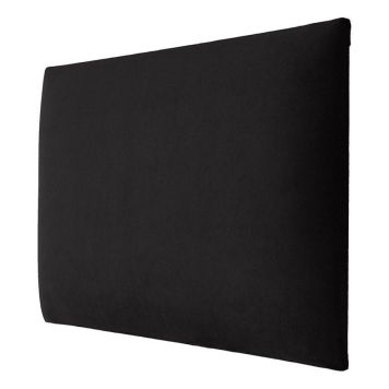 Veggpúði fyrir rúmgafl velvet 100 30x60 svartur