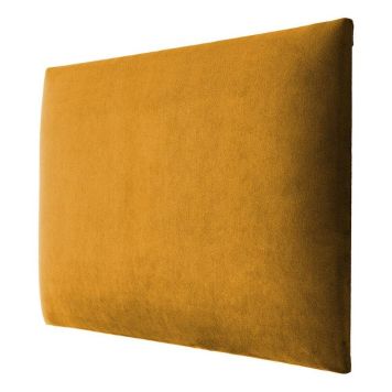 Veggpúði fyrir rúmgafl velvet 41 30x60 leir/gulur