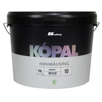 Loft- & veggmálning málarahvítur 10L Kópal 10