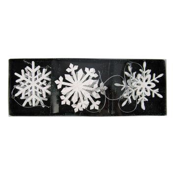 Snkókorn 7 cm 6 stk hvít