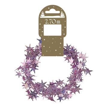 Stjörnulengja 270 cm bleik