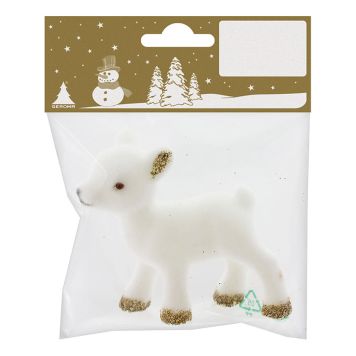 Dádýr 7,5 cm hvítt