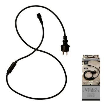 Startsnúra fyrir útijólaseríu 150cm IP44 Gamle Apotek