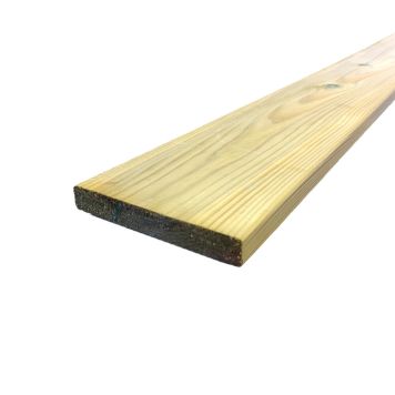 Gagnvarin fura hefluð 20x145 mm 3,6 m Frøslev