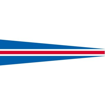 Fánaveifa Íslenski fáninn 300x50 cm