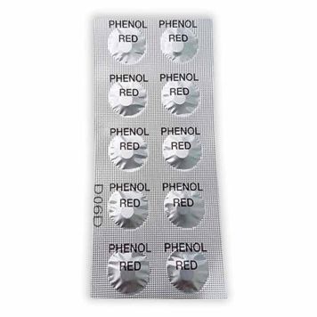 Klór/pH Prufutöflur Phenrol Red 10 stk                    