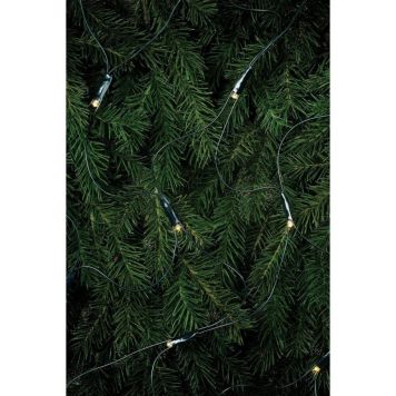 Jólanet hlýtt 185cm 80 LED IP44 rafhlöðu Abus