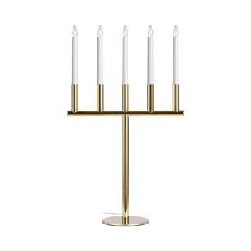 Aðventuljós 5 ljós Manhattan gyllt