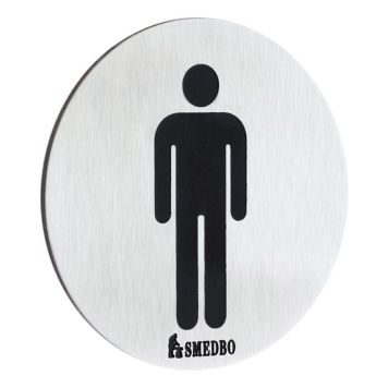 Sjálflímandi skilti Herrar Smedbo Xtra