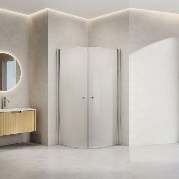 Sturtuveggir 90x90x190cm sandblásið Anholt