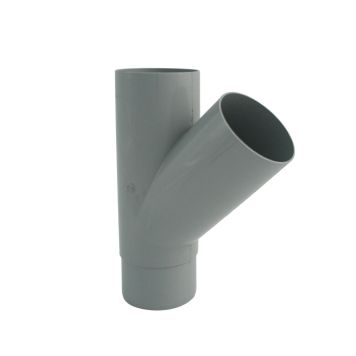 Greinrör Ø75/75mm 45° grátt