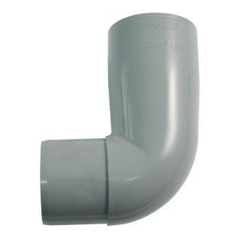 Hné fyrir niðurfall Ø53mm 87° grátt