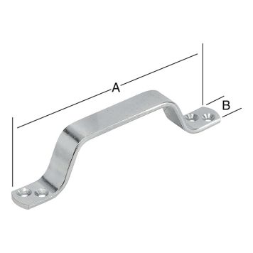 Halda 200x20mm Vormann galv.