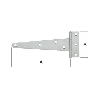 Löm T 245x100mm Vormann galv.