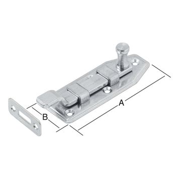 Renniloka 80x30mm Vormann galv.
