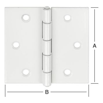 Löm 70x70mm Vormann hvít