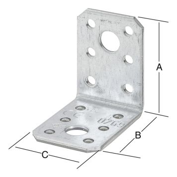 Vinkill 60x60x45mm Vormann galv.