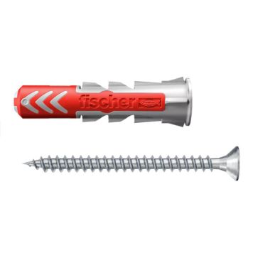 Tappar alhliða Duopower Fischer 8x40mm 50stk með skrúfum