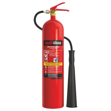 Kolsýruslökkvitæki 5 kg með veggfestingu Ogniochron 89B