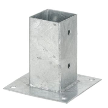 Staurafesting með platta 91x150x150mm Vormann galv.