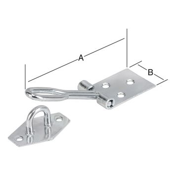 Hespa 140x35mm Vormann galv.