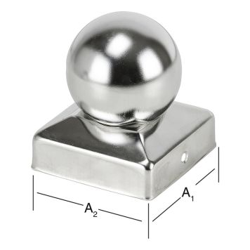 Staurahattur 90mm Vormann ryðfrítt stál