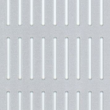 Gataplata ál 250x500x0,8 mm ílöng göt